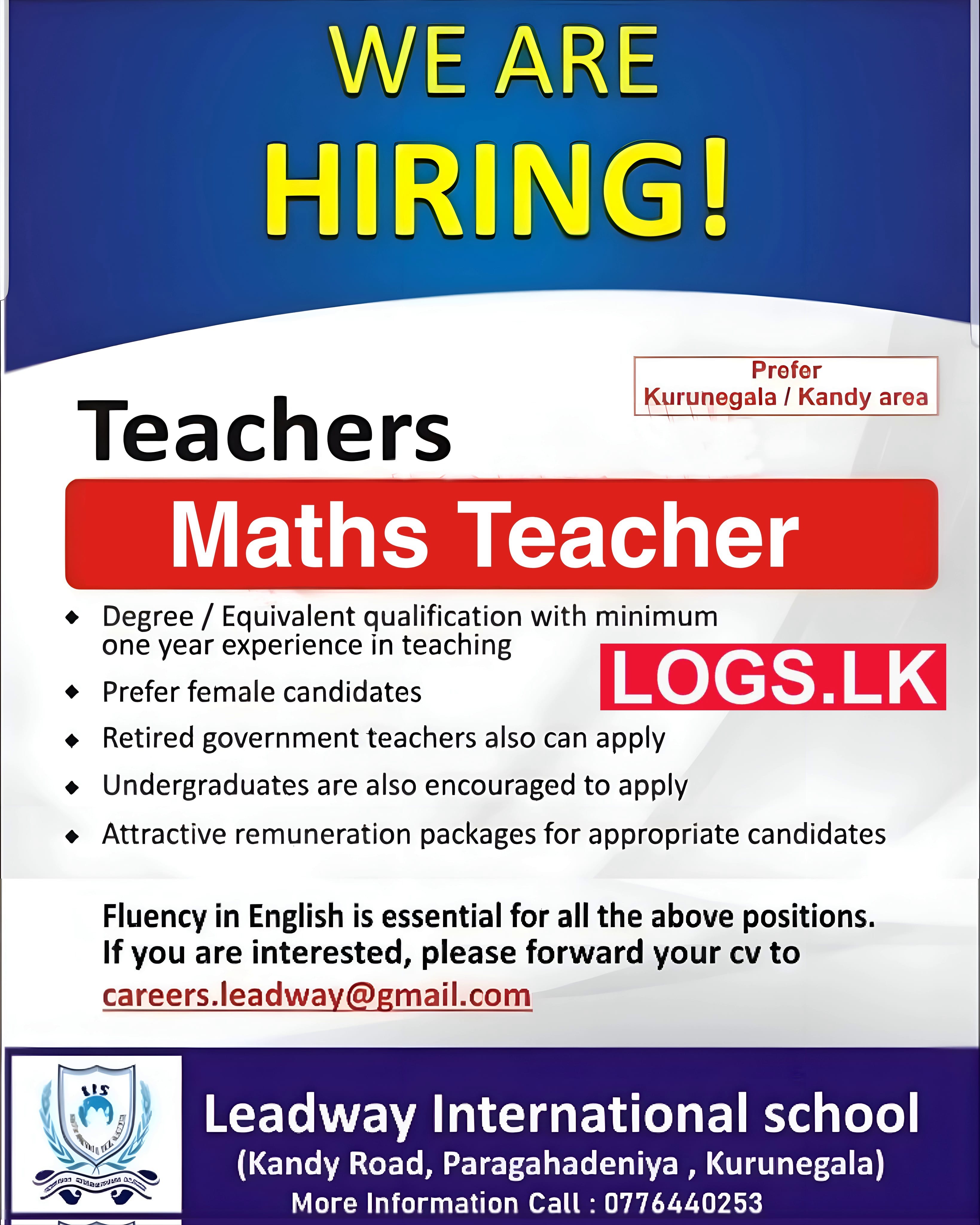 maths-teacher-job-vacancy-2023-in-leadway-international-school